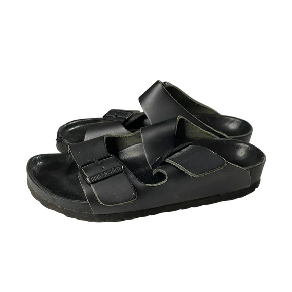 Birkenstock Arizona Exquisite Premium Black Slide Sandals Women's 36 (US 5-5.5) - Picture 1 of 9